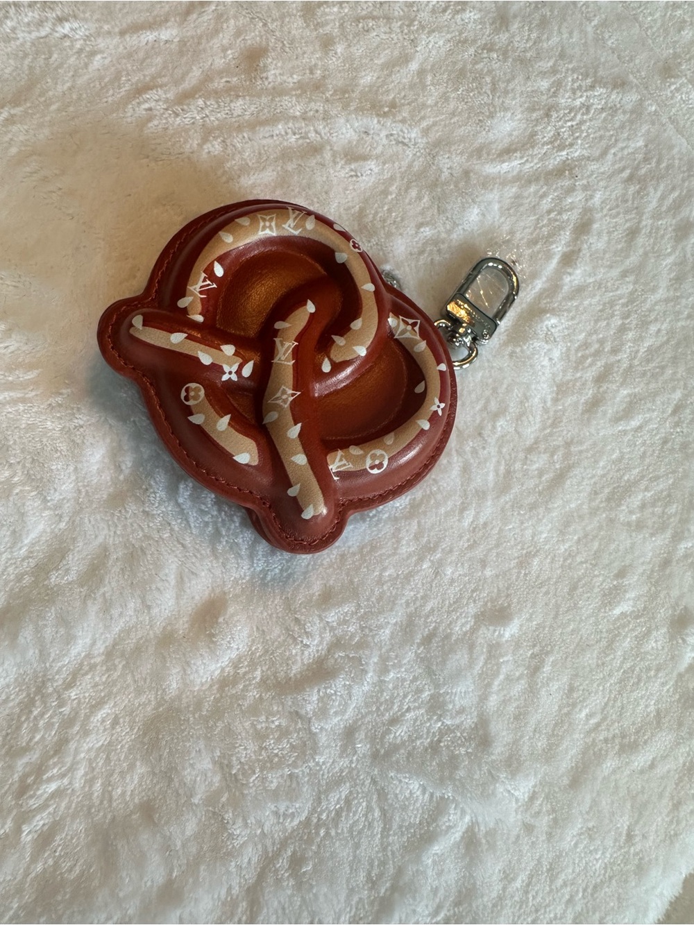 Designer Inspired Pretzel 🥨 Keychain Bag Charm